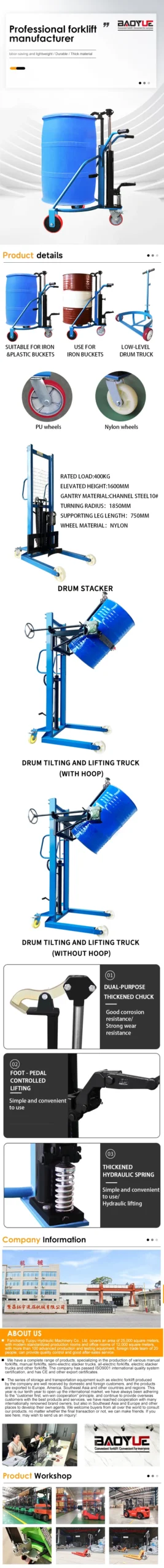 Truck Hand Drum Lifting Forklift Manual Stacker (order, Product) | Commercial Equipment | Commercial Use | machinery - Image 2