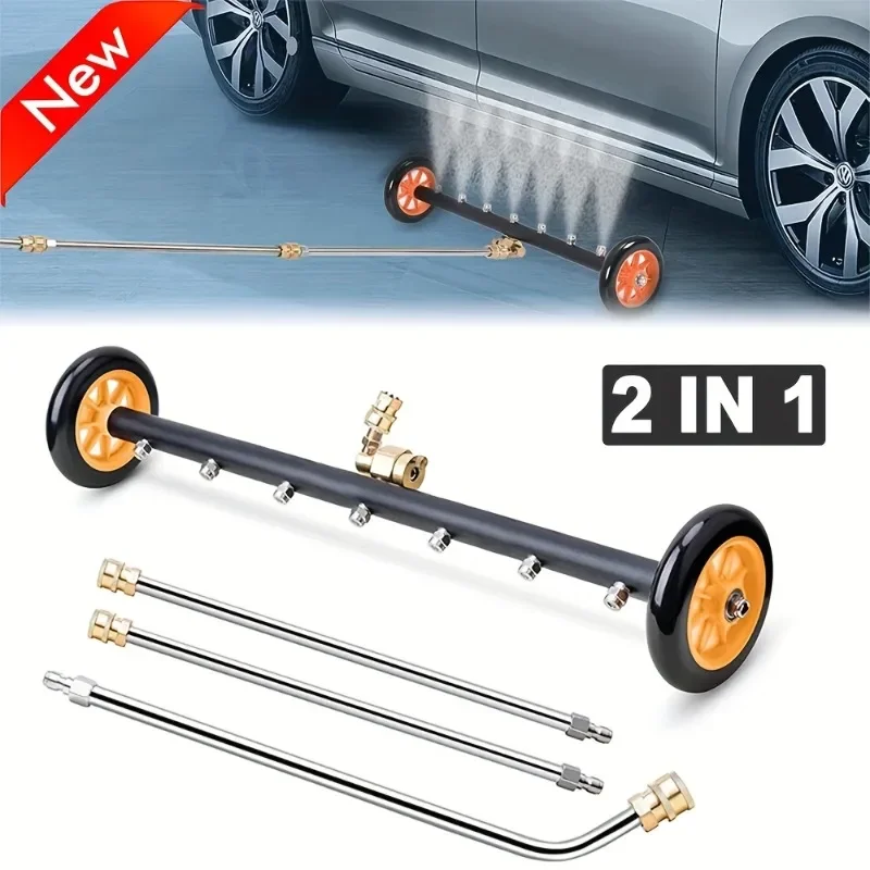 Undercarriage Four Dual Car Broom Washer (stainless Steel, Ease.) - Commercial Equipment - Commercial Use | Stainless steel | fast | leaving