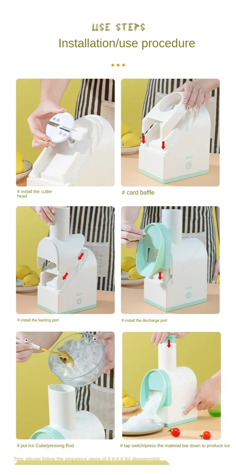 Usb Ice Home Smoothie (white) | Ice Machine | Bar & Restaurant Service | WHITE | Commercial Ice Machines - Image 12