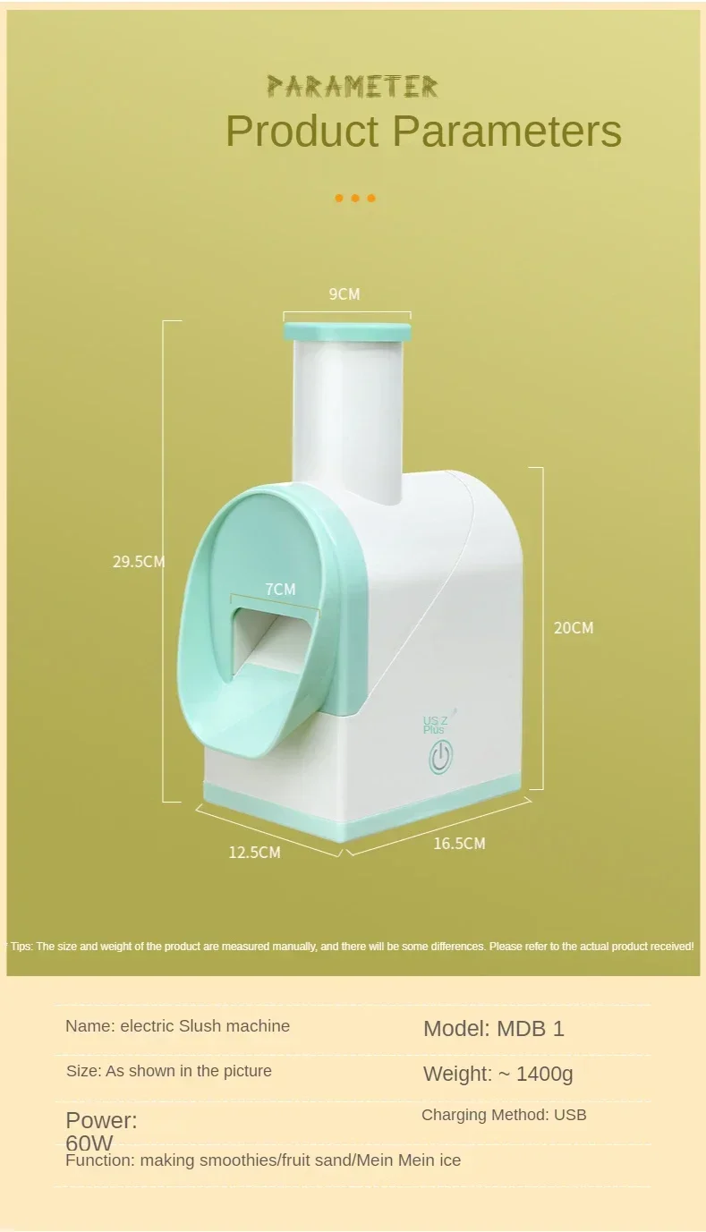 Usb Ice Home Smoothie (white) | Ice Machine | Bar & Restaurant Service | WHITE | Commercial Ice Machines - Image 18