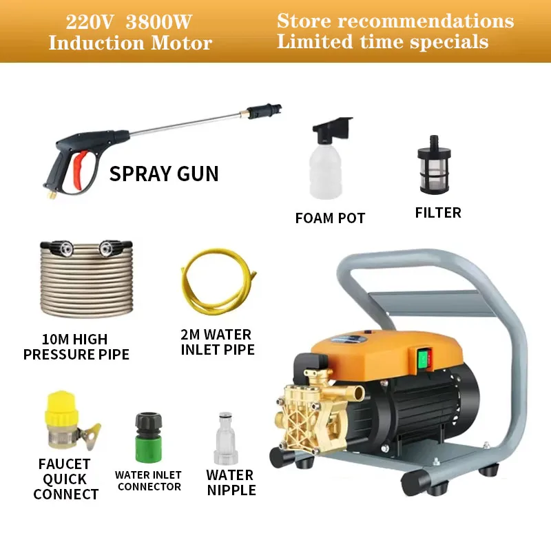 Washer 120bar High-power Home (220v, Copper) | Commercial Equipment | Commercial Use | 220V