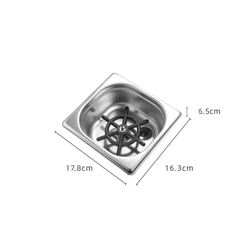 Washer Stainless Glass (stainless Steel, Outlet): Commercial Equipment - Commercial Use | Stainless steel | 5.suitable | connector