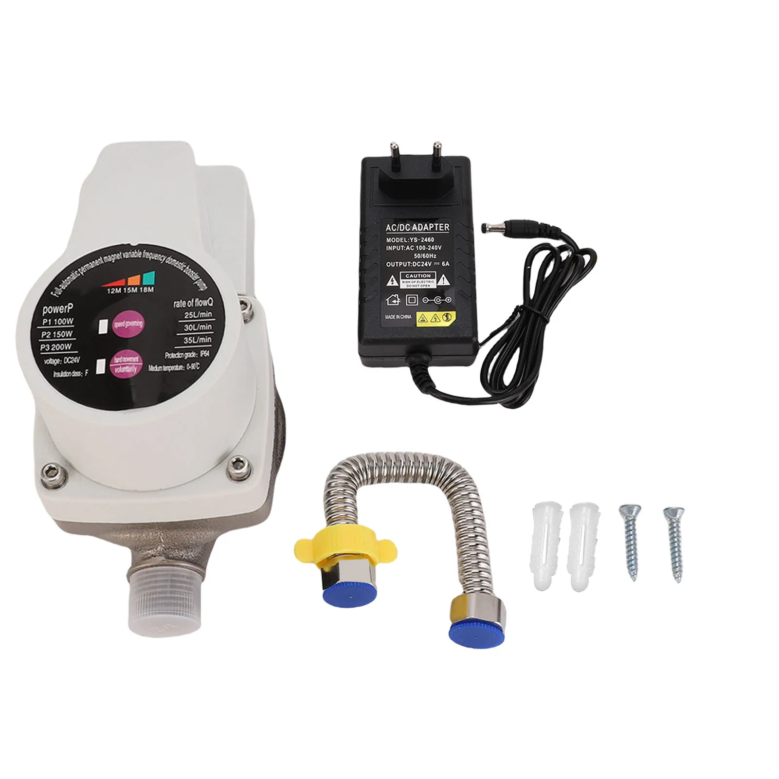 Water Booster Automatic Speeds Motor Pump (25l, 100w) - Commercial Equipment - Commercial Use | 25L | 100W | rates
