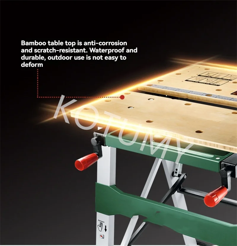 Work Table Home Foldable Bench Multipurpose Carpenters - Commercial Equipment Unit For Commercial Use - Fedex | functions | remain | unchanged. - Image 10