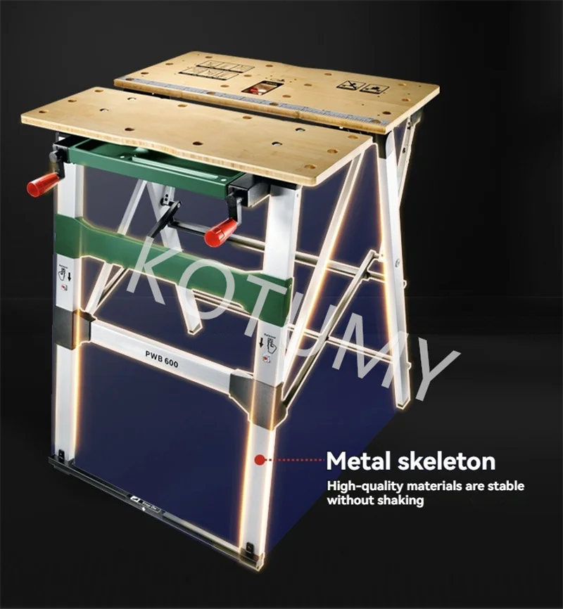 Work Table Home Foldable Bench Multipurpose Carpenters - Commercial Equipment Unit For Commercial Use - Fedex | functions | remain | unchanged. - Image 11