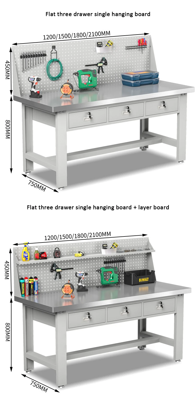 Workshop Packaging Anti-static Workbench (stainless Steel, Within) | Commercial Equipment | Commercial Use | Stainless steel - Image 17