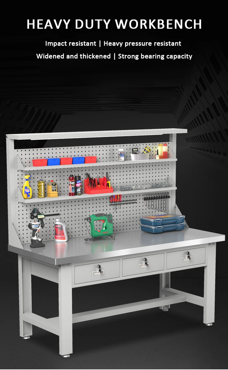 Workshop Packaging Anti-static Workbench (stainless Steel, Within) | Commercial Equipment | Commercial Use | Stainless steel - Image 2