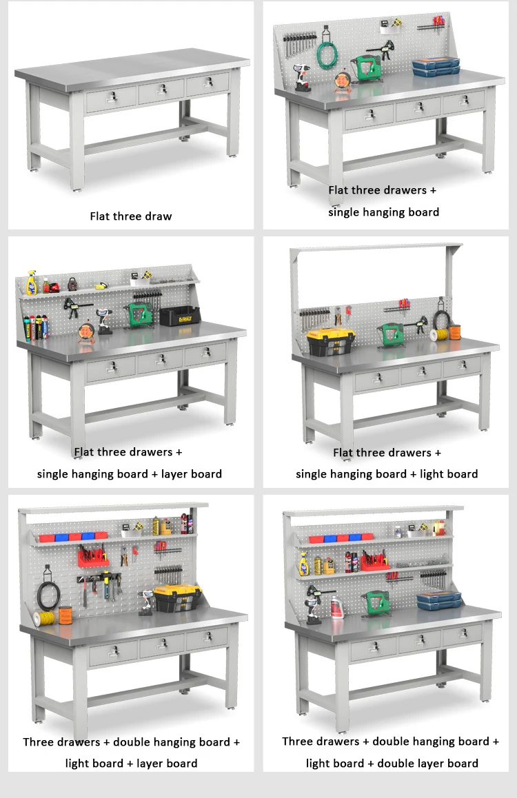 Workshop Packaging Anti-static Workbench (stainless Steel, Within) | Commercial Equipment | Commercial Use | Stainless steel - Image 5