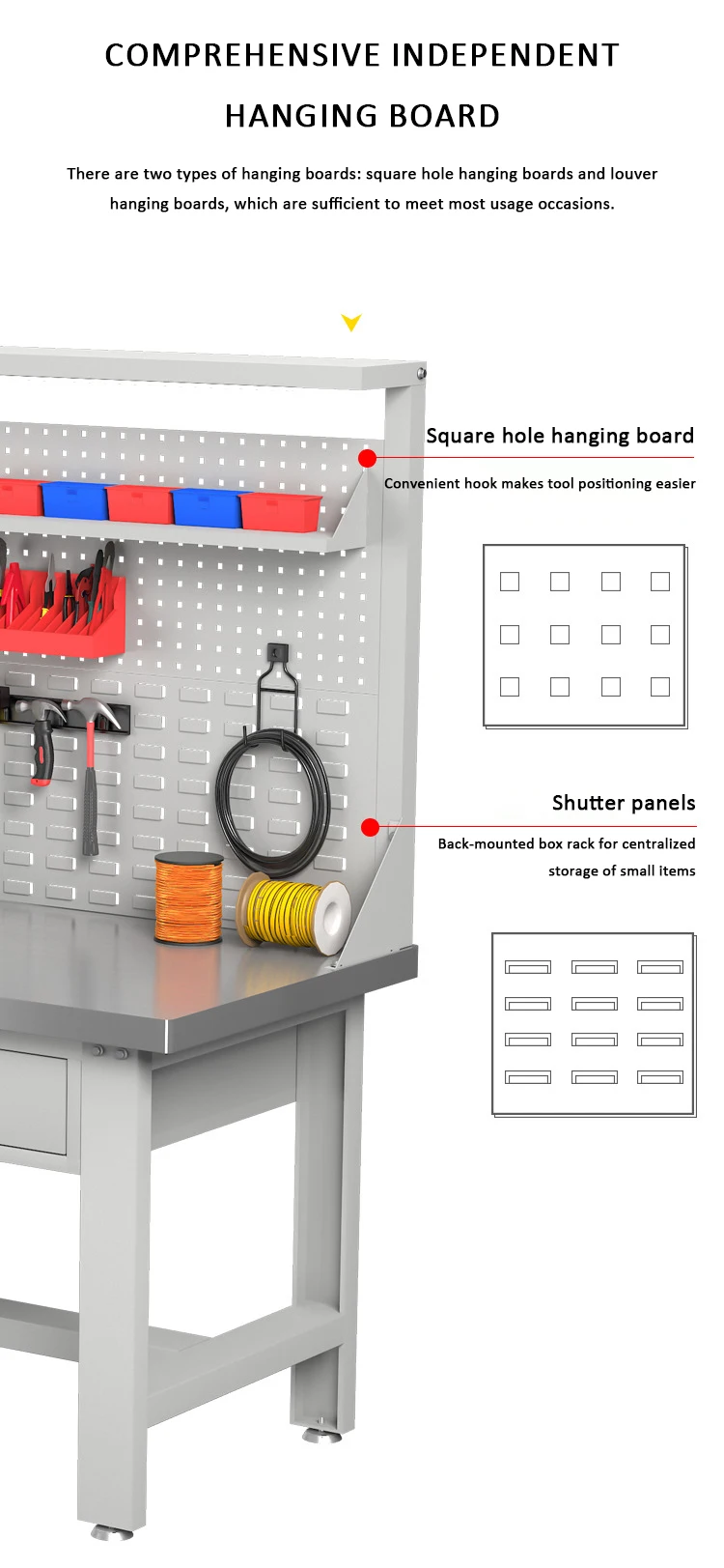 Workshop Packaging Anti-static Workbench (stainless Steel, Within) | Commercial Equipment | Commercial Use | Stainless steel - Image 7