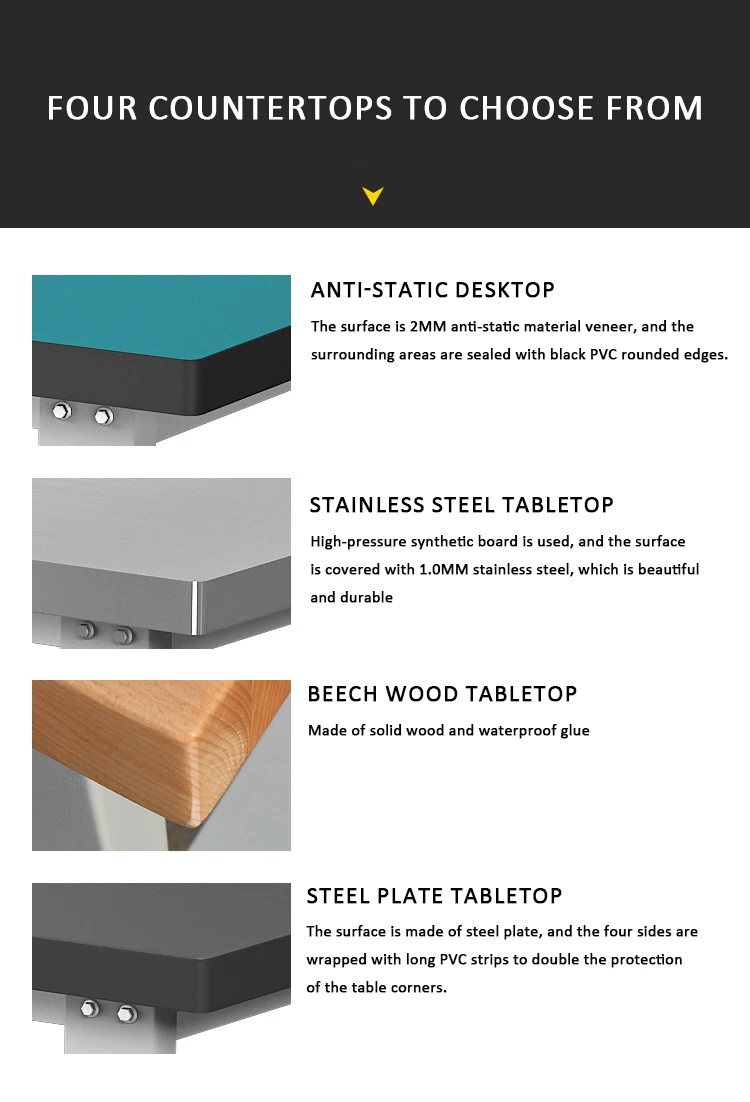 Workshop Packaging Anti-static Workbench (stainless Steel, Within) | Commercial Equipment | Commercial Use | Stainless steel - Image 8