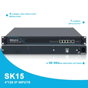 Next 4-channel Digital Broadcasting Front-end | 240V | AC100 | EN300744 | RF-96 | Commercial Equipment